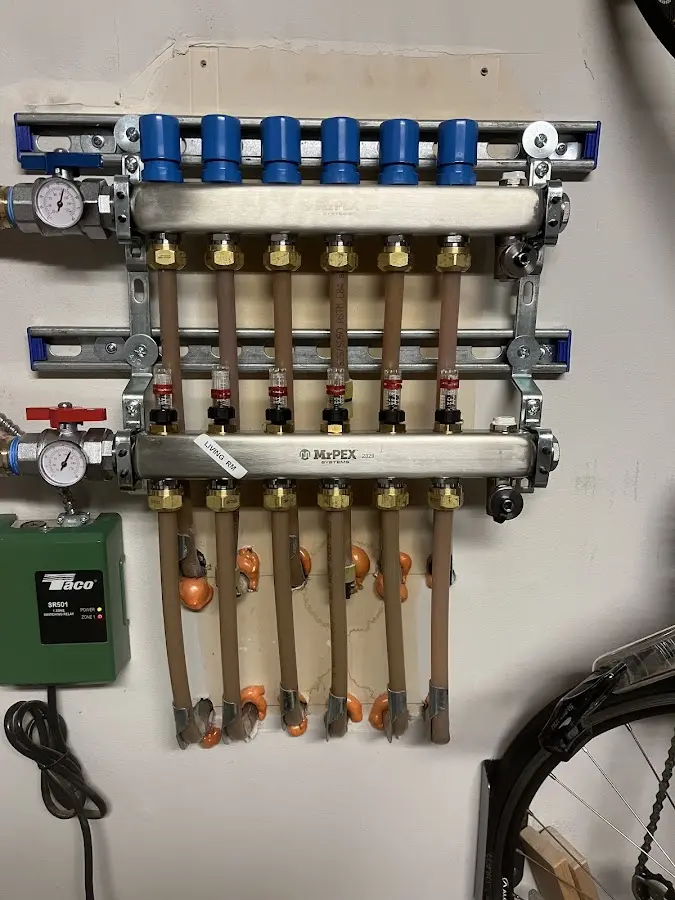 Plumber performing Gas Leak Detection at a residential property in Lake Forest